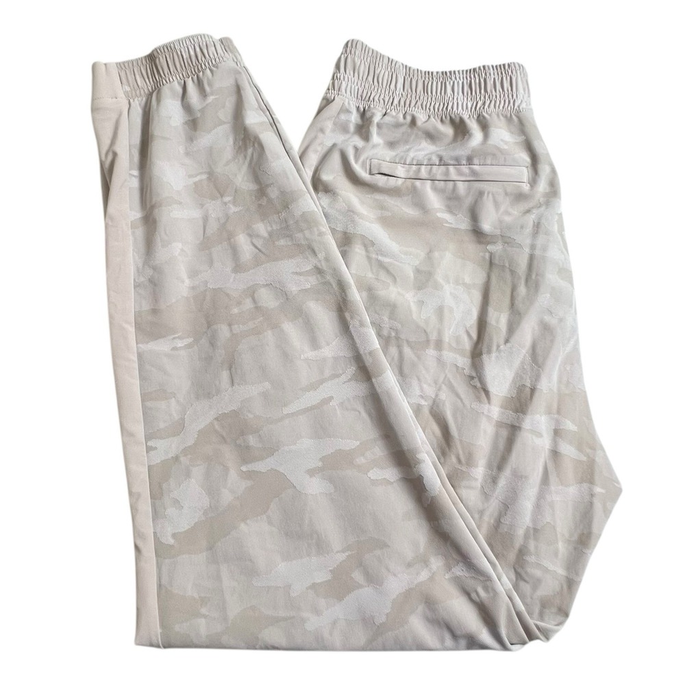 Athleta Womens 6 Tan‎ Brooklyn Camo Jogger Elastic Waist Mid Rise